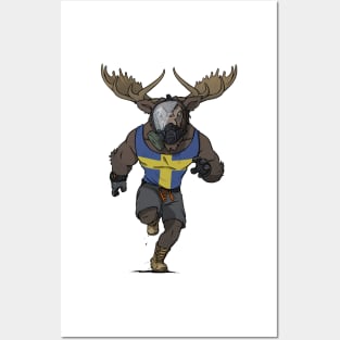 Swedish Moose Posters and Art